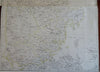 Jylland Denmark Jutland Peninsula 1848 Flemming detailed large map