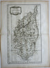 Island of Corsica Mediterranean Islands France 1760 Bellin map