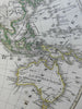 Eastern Hemisphere Africa Europe Asia Australia 1845 Stulpnagel world map