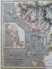 Ancient Greece Thessalia Attica Epirus Athens Corinth Delphi 1806 H. Tanner map