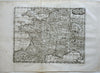 Kingdom of France Normandy Champagne Burgundy Provence Paris 1715 Sanson map