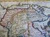 Morea & Peloponnesus Ancient Greece Corinth Argos Sparta 1711 decorative map