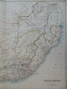 South Africa Cape Colony Orange Free State 1890 scarce folio Scribner-Black map