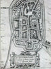 Leeuwarden Franeker Holland Netherlands city plans 1580 Braun & Hogenberg map