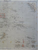 Oceania Australia New Zealand Polynesia Hawaii 1885 Flemming detailed map