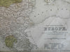 Austria-Hungary Ottoman Empire Kingdom of Prussia Switzerland 1841 Boynton map