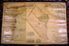 Dover Somersworth Rollinsford New Hampshire Great Falls 1851 Wall Map Rare
