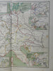 Carolingian Empire Charlemagne Franks Aquitaine 1848 Mahlmann historic map