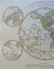 Western Hemisphere North & South America 1855 Stieler antipodean map