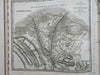Upper and Lower Egypt Nile River Red Sea Cairo Alexandria 1805 Cary folio map