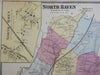 North Haven Quinnipiack Connecticut 1868 F.W. Beers detailed township map