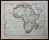 Africa European Colonies Egypt Congo Guinea Morocco Algeria 1849 Flemming map