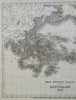 Pacific Ocean Australia New Zealand Polynesia Japan Indonesia 1850 Radefeld map