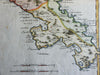 Martinique Windward Isles Lesser Antilles 1780 Bonne map