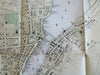 Fair Haven Connecticut New Haven County 1868 F.W. Beers large detailed city plan