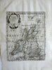British Isles Ireland United Kingdom England Scotland Wales 1715 Sanson map