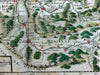 Switzerland Savoy Geneva France Piedmont 1677 du Val rare folio decorative map