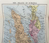 Sumatra Indonesia Padang Medan Palembang Pekanbaru 1893 Stanford map