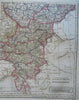 German Confederation Prussia Austria Bavaria Hanover 1860 Biller 4 sheet map