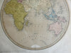 Eastern Hemisphere Africa Europe Asia Oceania 1841 Boynton miniature map