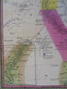 Egypt Nile Delta Cairo Alexandria Nubia Red Sea 1848 Cowperthwait Mitchell map