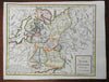 Russian Empire Muscovy Novgorod Ukraine Baltic States Moscow c. 1780-90 rare map