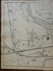 Hyde Park Massachusetts Southern Section 1876 Norfolk detailed city plan map