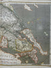 Ancient Greece Hellas Epirus Roman Empire Athens Corinth 1807 Longman map