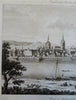 Dresden Germany Holy Roman Empire City View c. 1789 Sparrow engraved print