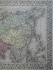 Asia Ottoman Empire Persia Qing China British India Japan 1867-9 Mitchell map