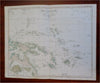 West Polynesia Papua New Guinea New Caledonia Samoa 1861 Berghaus detailed map