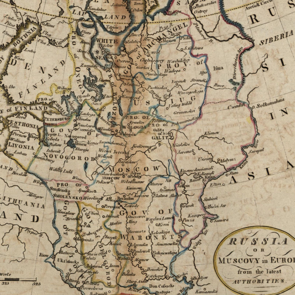 Mapa vintage da Federação Russa em plexiglassas e madeira de abeto por Dmb