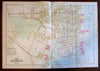 New Bedford shows Mills scarce huge 1895 Bristol Co. Mass. detailed old map