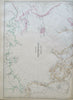 Artic Circle Kamchatka Vancouver Island 1860 Weller Bartholomew large color map