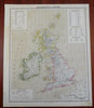 British Isles Ireland United Kingdom Scotland Wales England 1874 Flemming map