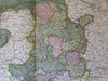 Germany Circle of Westphalia Rhine course 1811 John Cary lovely large old map
