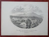 Equinox House Manchester Vermont Dorset Mt. Landscape View 1861 Walling print