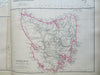 Australia Regions North South West Australia Tasmania 1860 Bartholomew map