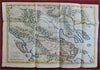 Macedonia & Thessaly Liberator's Civil War Roman Empire Augustus 1783 Bell map