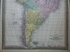 South America Brazil Peru Chile Argentina Venezuela 1850 Cowperthwait map