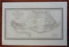 Africa interior Mountains of the Moon Fictional Geography 1834 Vivien large map