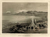 Hakodate Hakodadi Japan Telegraph Hill Harbor View 1856 Perry Expedition print