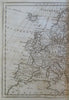 Europe Continent France Holy Roman Empire Russia Ottomans Italy 1790 J. Cary map