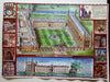 King's College Cambridge UK bird's eye view Gibbs building 1986 pictorial print