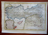 Cyrus' Expedition 10,000 Greeks Xenophon Anatolia Syria 1768 Bowen map