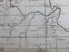 Missouri St. Louis Springfield 1845 USG antique early state survey map