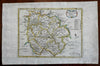 Herefordshire England County Map British Isles UK 1738 Robert Morden map