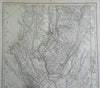California San Francisco Sacramento Oakland LA 1914 Hammond scarce two sheet map