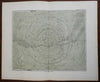 Southern Night Sky Constellations Zodiac 1876 Bar & Bruhns detailed star map