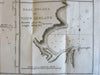 New Zealand coast Mercury Bay Tolaga Capt. Cook 1797 large old engraved